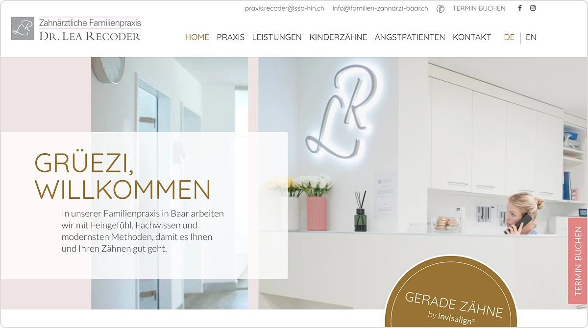 fresh-site Referenez Medizinbereich